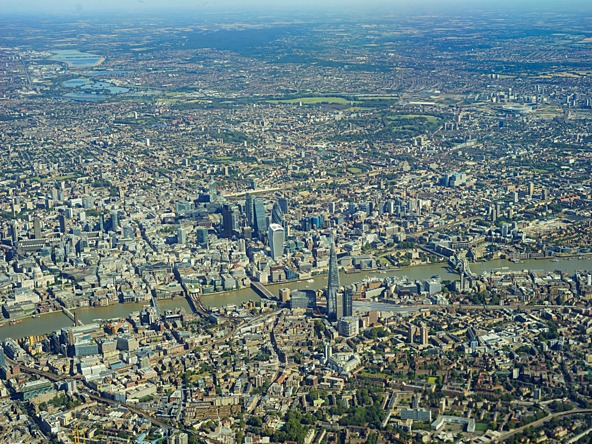 Aeria; view of London